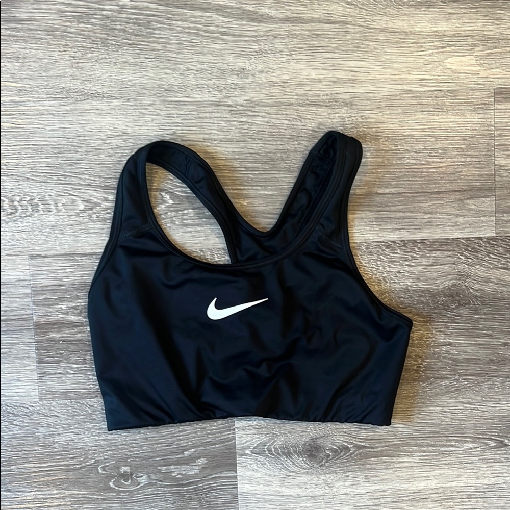 Nike Black Racerback Sports Bra for Medium Impact